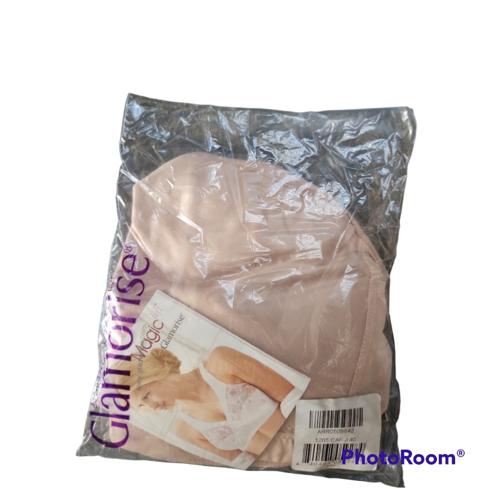 Magic Lift Bra by Glamorise Sz. 40J, Beige